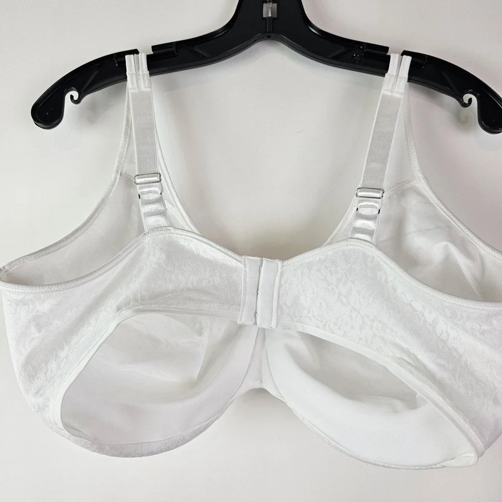 Bali Minimizer Bra Passion for Comfort Full-Coverage‎ Underwire 3385 White 40DDD